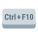 tecla ctrl-mais-f10 icon