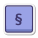 Section Sign Key icon