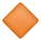 emoji con diamante grande-arancione icon