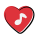 Music Heart icon