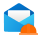 Mail di costruzione aperto icon