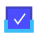 Ausgefüllte Checkbox icon