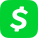 Cashapp instantly send money between friends or accept card payments for your business icon