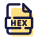 Hexadecimal icon