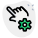 Single touch for the settings cogwheel Logotype icon