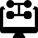 Set of algorithms for computer to perform commanded task icon