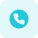 Handphone receiver isolated in a white background icon