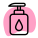 Soap and sanitizer for for care of babies icon