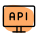 Computer API used programming graphical user interface icon