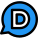 Disqus a worldwide blog comment hosting service icon