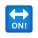 on-freccia-emoji icon