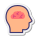 Cabeza con cerebro icon