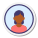 Benutzer-weiblicher Kreis-Hauttyp-3 icon