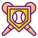 campeonato-externo-beisbol-flaticons-color-lineal-iconos-planos-3 icon