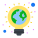 外部生态灯泡-地球日-flatart-图标-flat-flatarticons icon