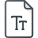 Font Type icon