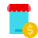 Mobile Shop Coins icon