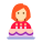 誕生日の女の子とケーキの皮のタイプ-1 icon