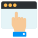 finger touch icon