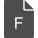 F File icon