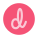 Dribbble в кружке icon