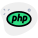 Hypertext Preprocessor a widely-used open source general-purpose scripting language icon