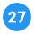 27 Circle icon