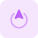 Top page movement of mouse cursor arrow icon