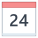 Calendário 24 icon