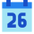 Calendrier 26 icon