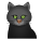 黑猫表情符号 icon