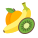 Gruppe von Früchten icon