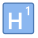Hydrogen icon