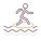 Skimboard icon
