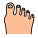 Toes icon