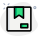 Archive box for storage of unused items icon