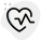 Regular Heartbeat sinus is isolated on a white background icon