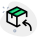 Returning of an undelivered item to owners shipping address icon