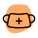 Face mask used by surgeons isolated on a white background icon