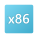 X86 icon