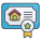Home Certificate icon