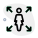Expanding function of user handling computer layout icon