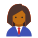 Woman Profile Skin Type 5 icon