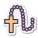 White Rosary icon