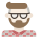 Hipster icon
