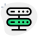 Server network and switches for the multiple users icon