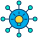 réseau-externe-créatif-kiranshastry-couleur-linéaire-kiranshastry-1 icon