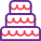 Birthday cake icon