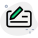 Money transfer check signature transfer money order icon