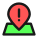 Location Pin Warning icon